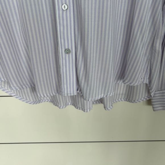 Vintage Pastel Purple Strip Shirt - Picture 4 of 4